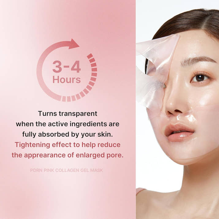Salmon DNA PDRN Pink Collagen Jelly Gel mask (4 Pack)