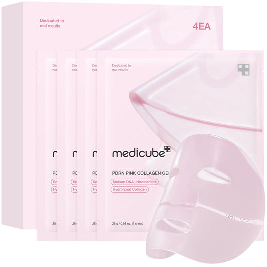 Salmon DNA PDRN Pink Collagen Jelly Gel mask (4 Pack)